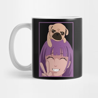 Pug Girl Mug